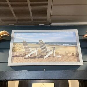 Beach Scene Framed Wall Art